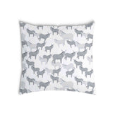 Cuscino sanitario grigio con asini