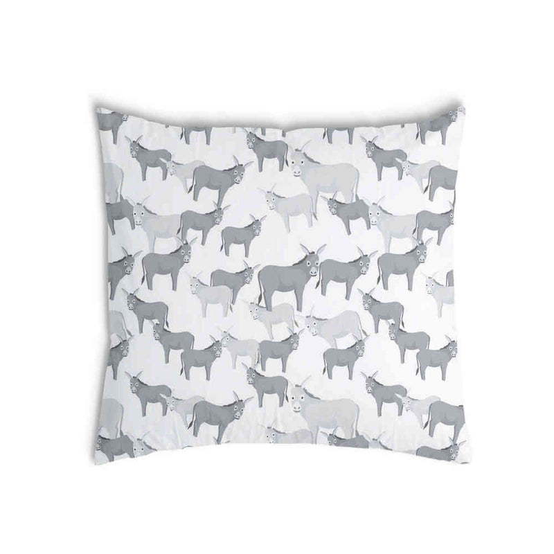 Cuscino sanitario grigio con asini