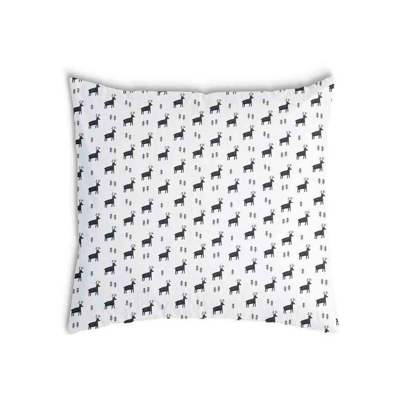 Cuscino sanitario bianco con renne