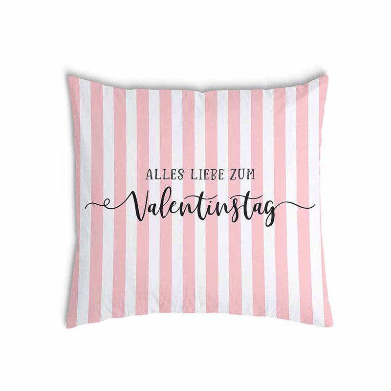 Cuscino salute a righe San Valentino