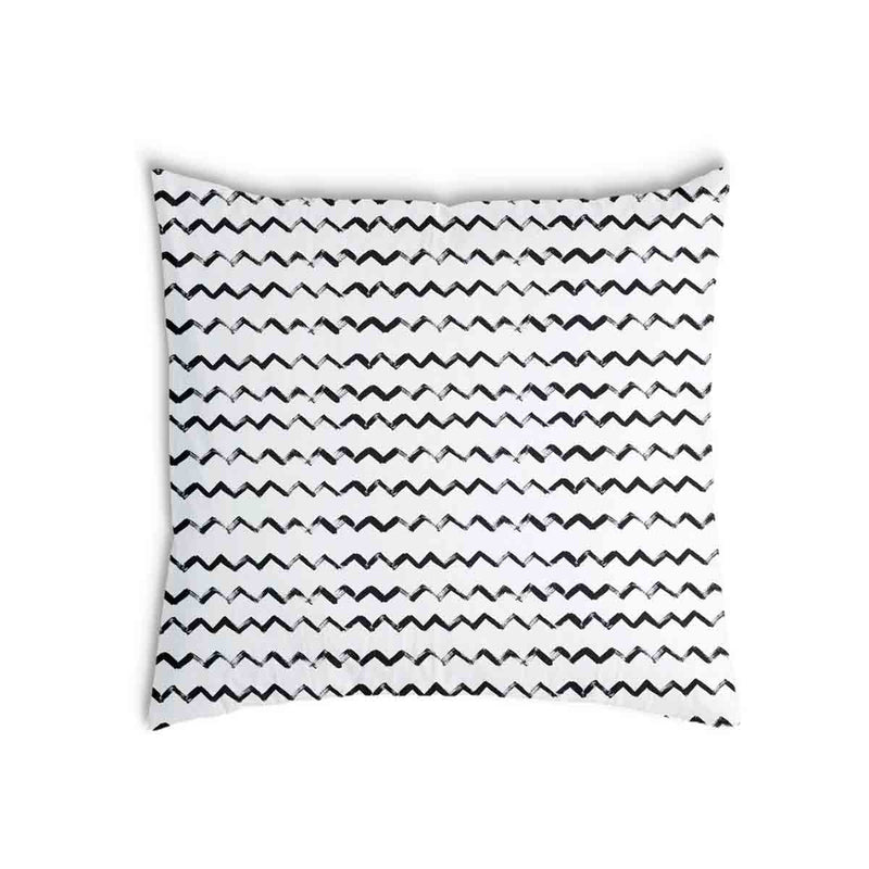 Cuscino sanitario bianco a zigzag