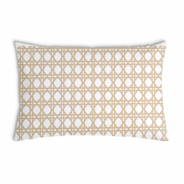 Cuscino sanitario bianco con cerchi beige