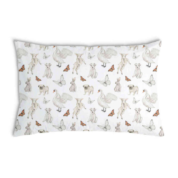 Cuscino sanitario bianco animali carini