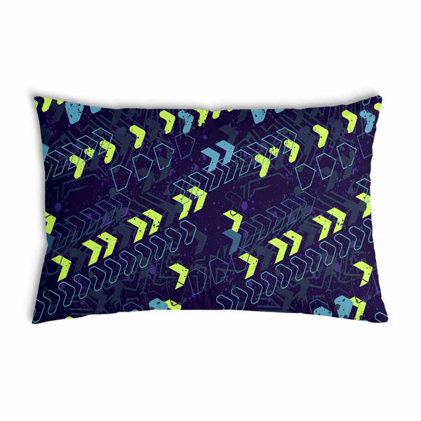 Cuscino sanitario blu scuro con frecce