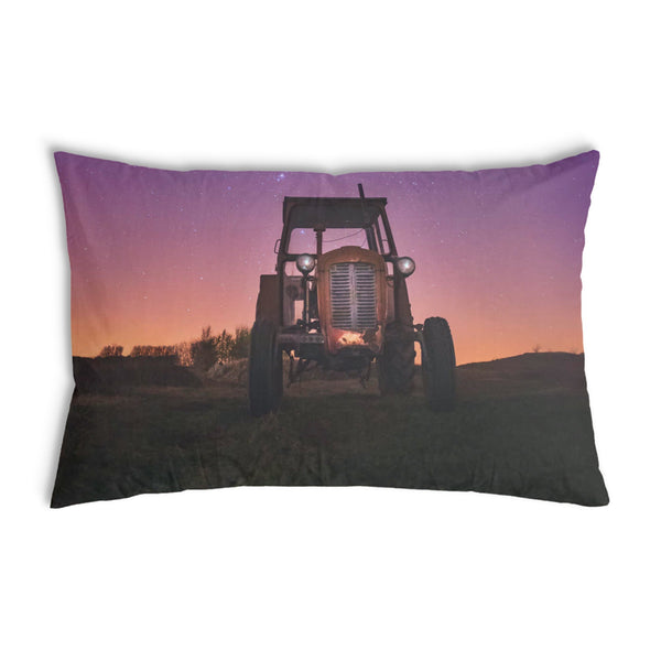 Cuscino sanitario viola con trattore