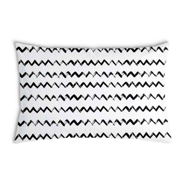 Cuscino sanitario bianco a zigzag