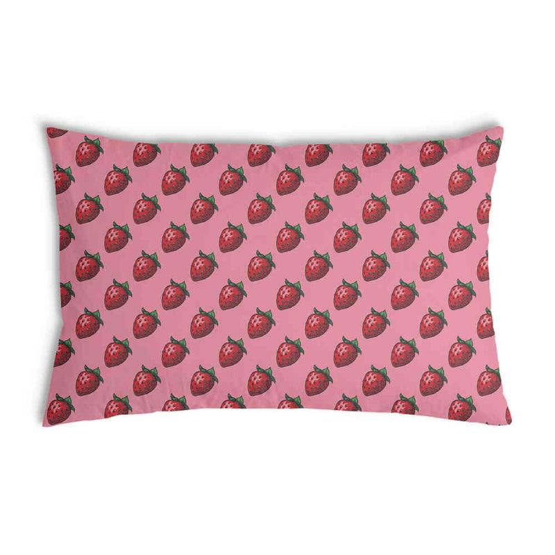 Cuscino salute rosa con fragole