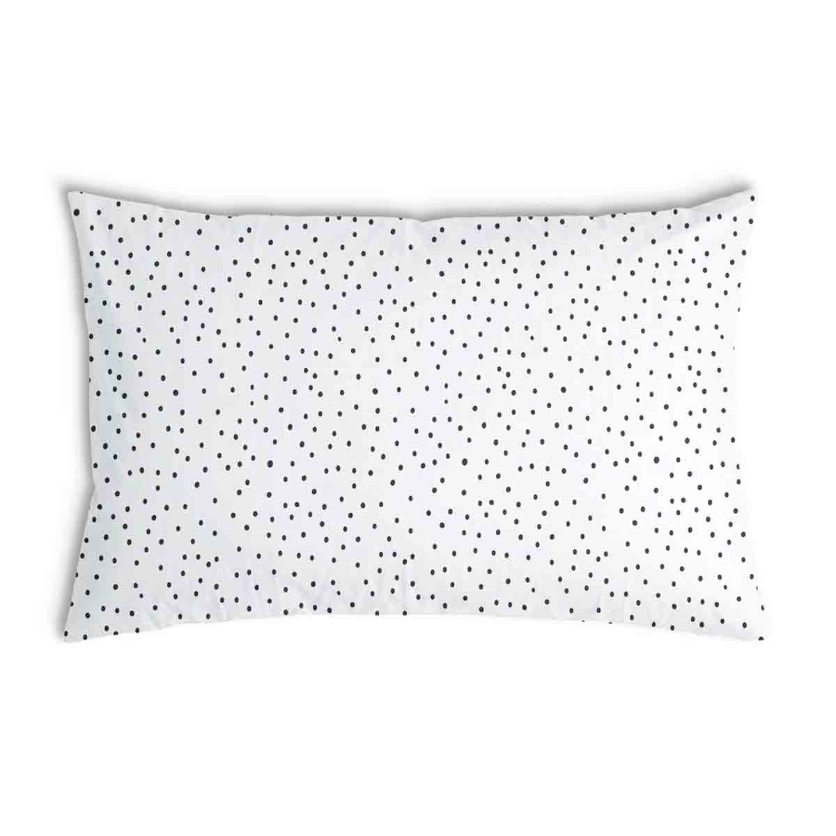 Cuscino sanitario nero a pois