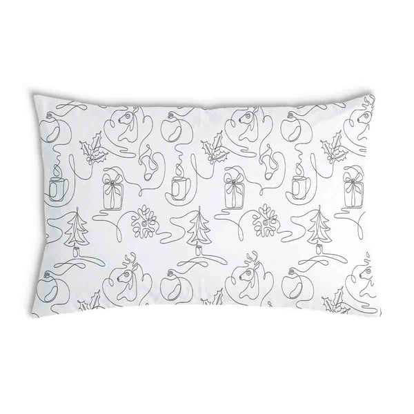 Cuscino salute Natale astratto