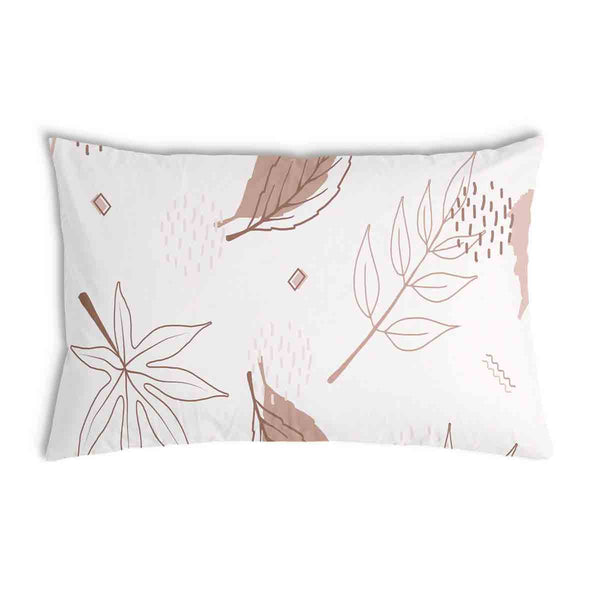 Cuscino salute rosa con foglie