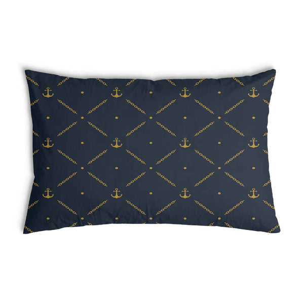 Cuscino sanitario blu con ancora