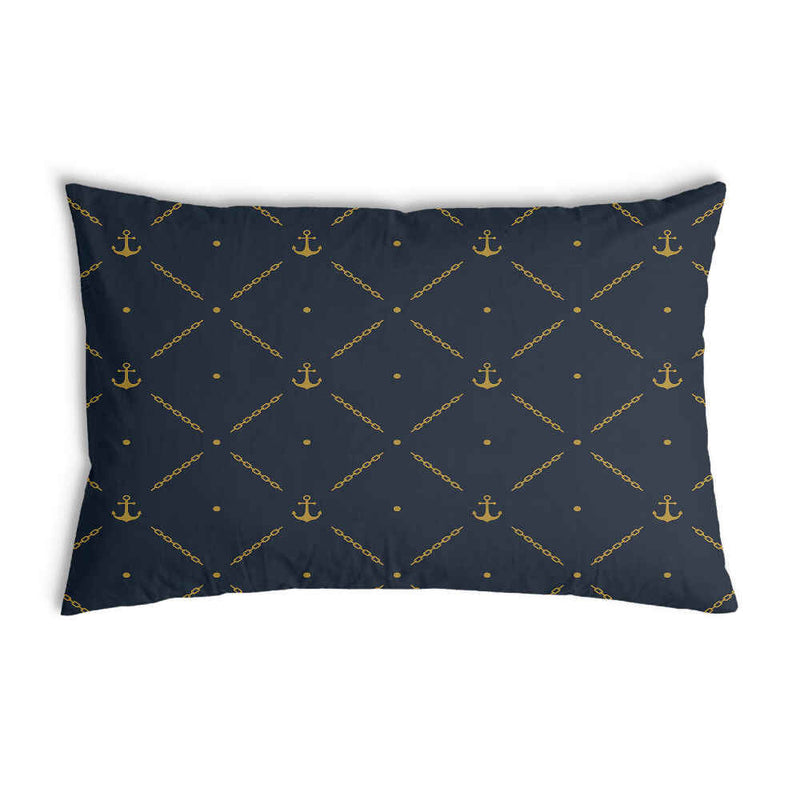 Cuscino sanitario blu con ancora