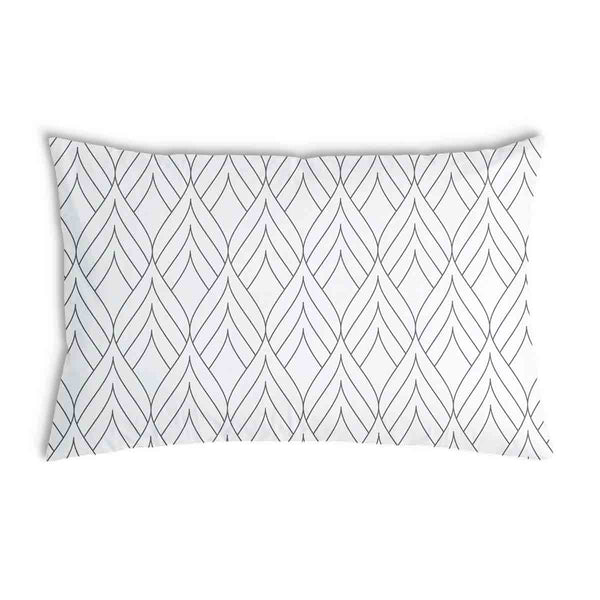 Cuscino sanitario bianco con forme 3D