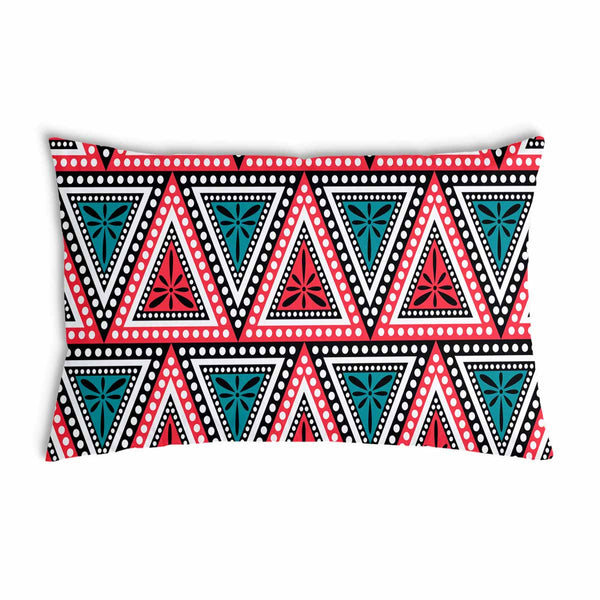 Cuscino sanitario con triangoli colorati