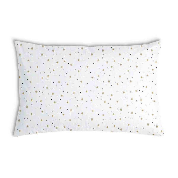 Cuscino sanitario bianco con stelle e puntini