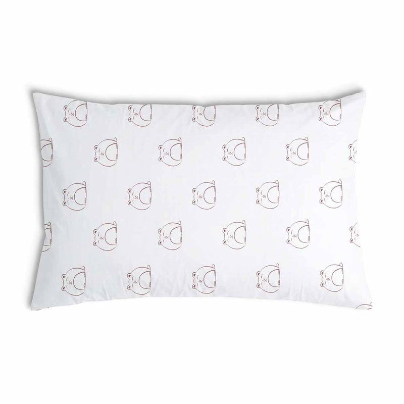 Cuscino sanitario bianco con gatto