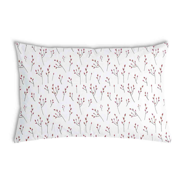 Cuscino sanitario bianco con delicate rose