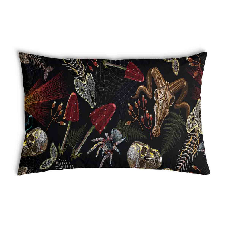 Cuscino salute Halloween scheletro
