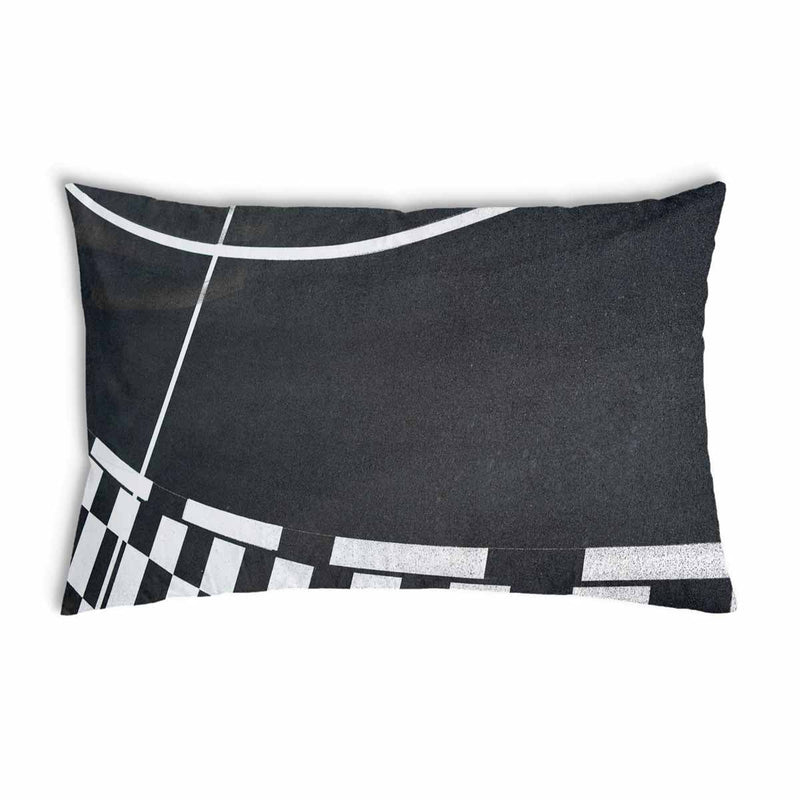Cuscino sanitario grigio scuro con strisce bianche