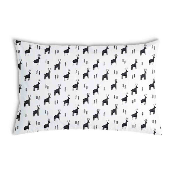 Cuscino sanitario bianco con renne