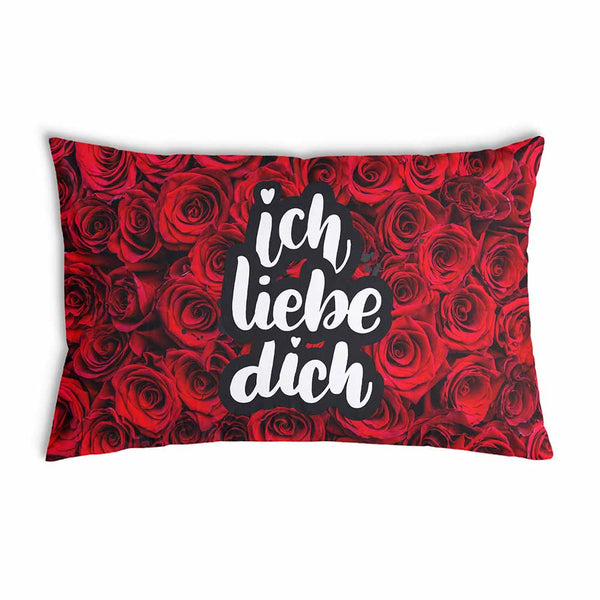Cuscino salute rose "Ti amo"