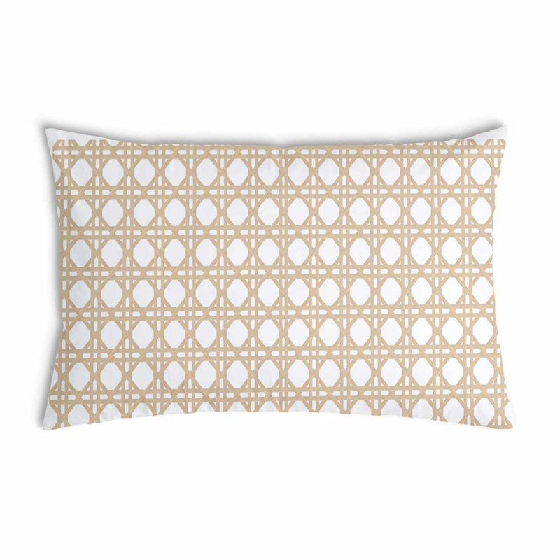 Cuscino sanitario bianco con cerchi beige