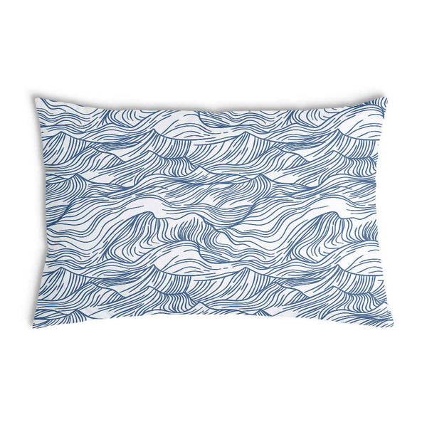 Cuscino sanitario onde in blu