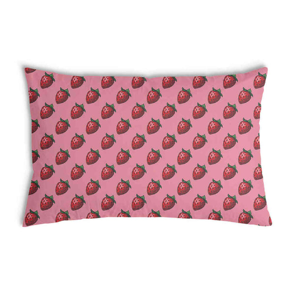 Cuscino salute rosa con fragole