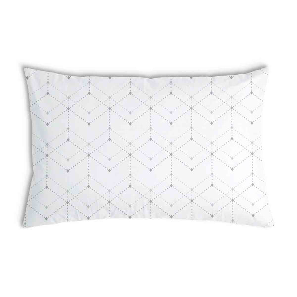 Cuscino sanitario bianco con motivo a pois