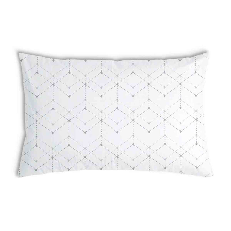 Cuscino sanitario bianco con motivo a pois