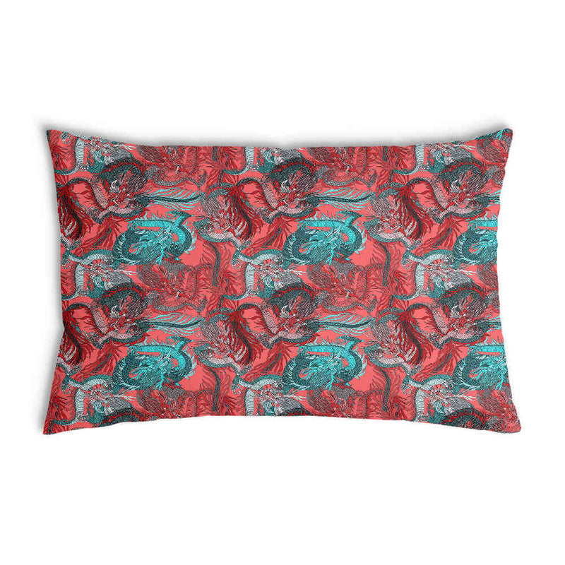 Cuscino salute astratto rosso