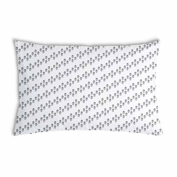 Cuscino sanitario bianco con cerchi grigi