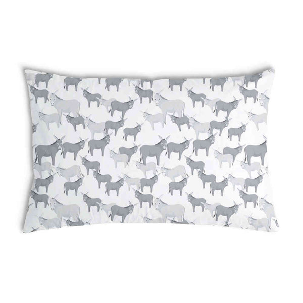 Cuscino sanitario grigio con asini