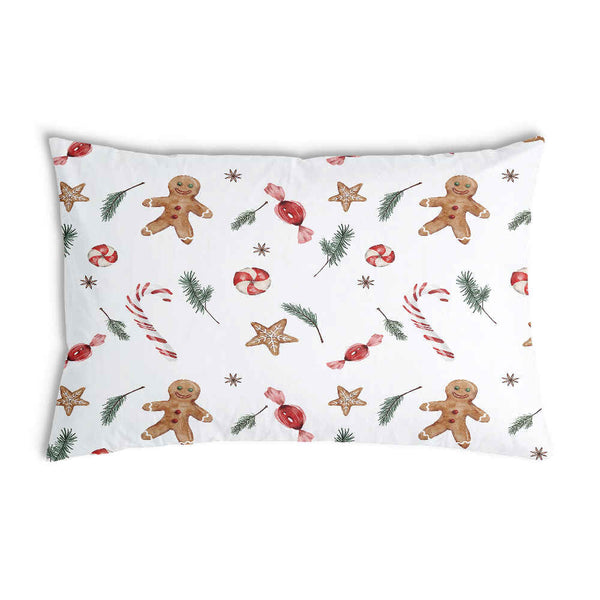 Cuscino salute bianco tempo di Natale