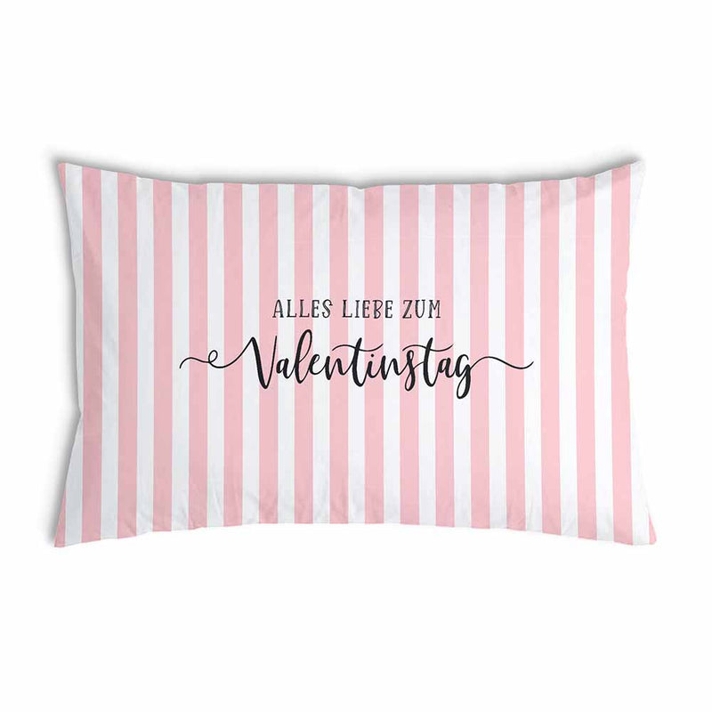 Cuscino salute a righe San Valentino