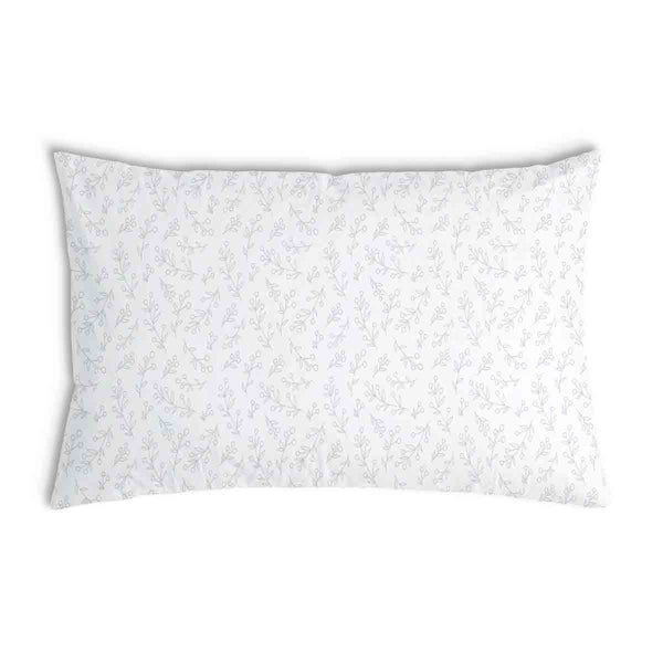 Cuscino sanitario bianco con delicati rami