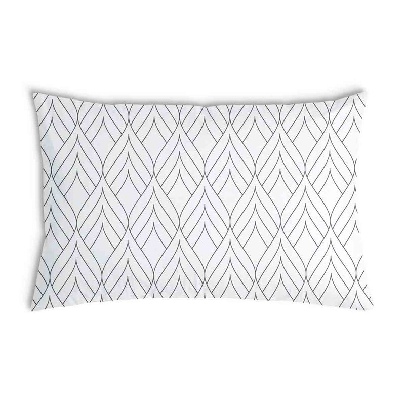 Cuscino sanitario bianco con forme 3D