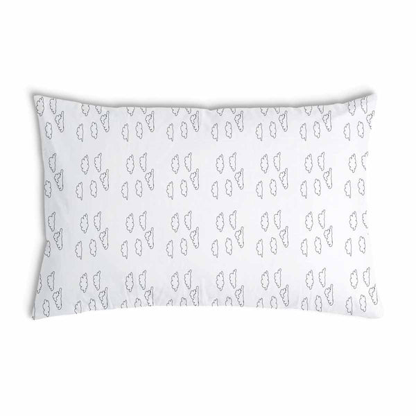 Cuscino sanitario bianco con nuvole