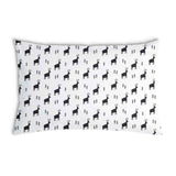Cuscino sanitario bianco con renne