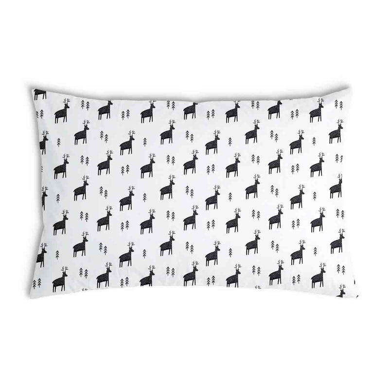 Cuscino sanitario bianco con renne