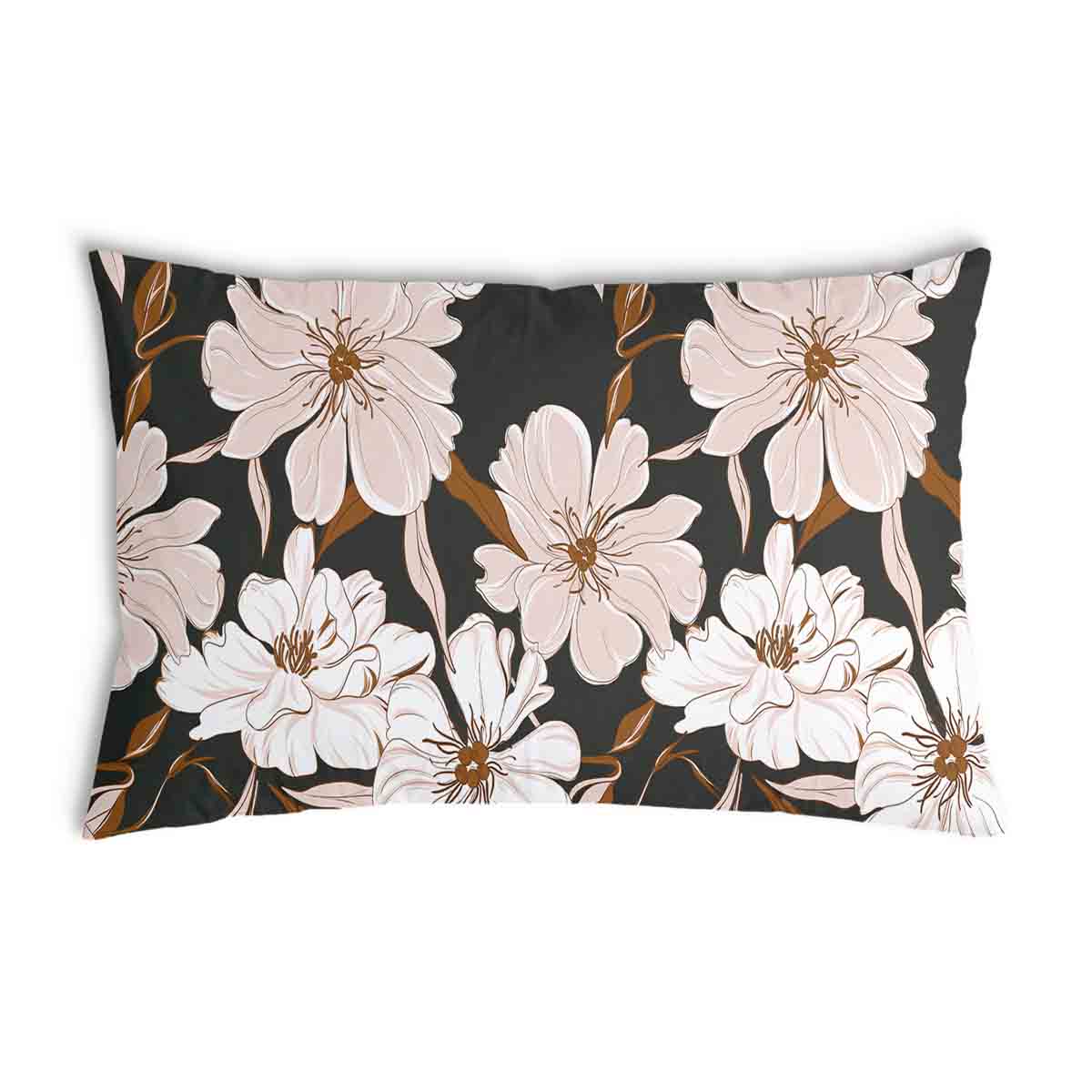 Cuscino sanitario con fiori di aster rosa