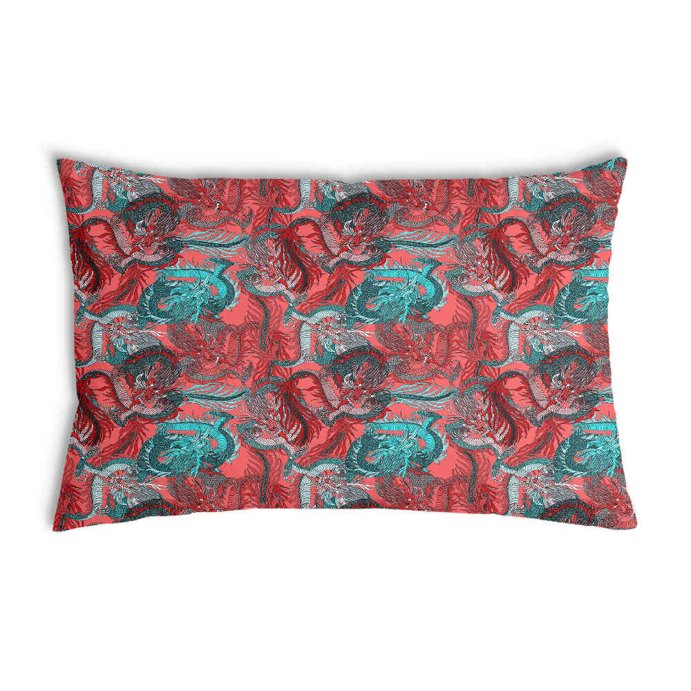Cuscino salute astratto rosso
