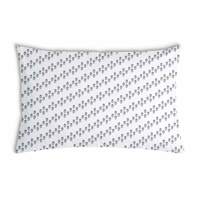 Cuscino sanitario bianco con cerchi grigi