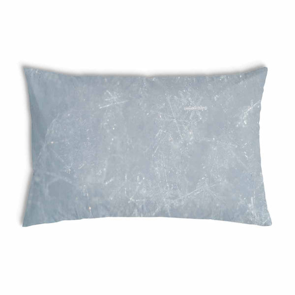 Cuscino sanitario grigio con fiocchi di neve