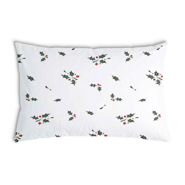 Cuscino sanitario bianco rametti di vischio