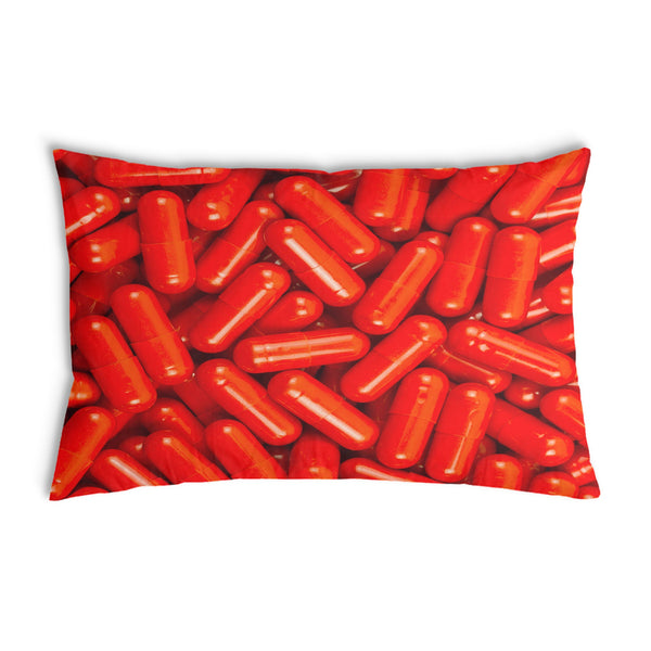 Cuscino sanitario rosso compresse