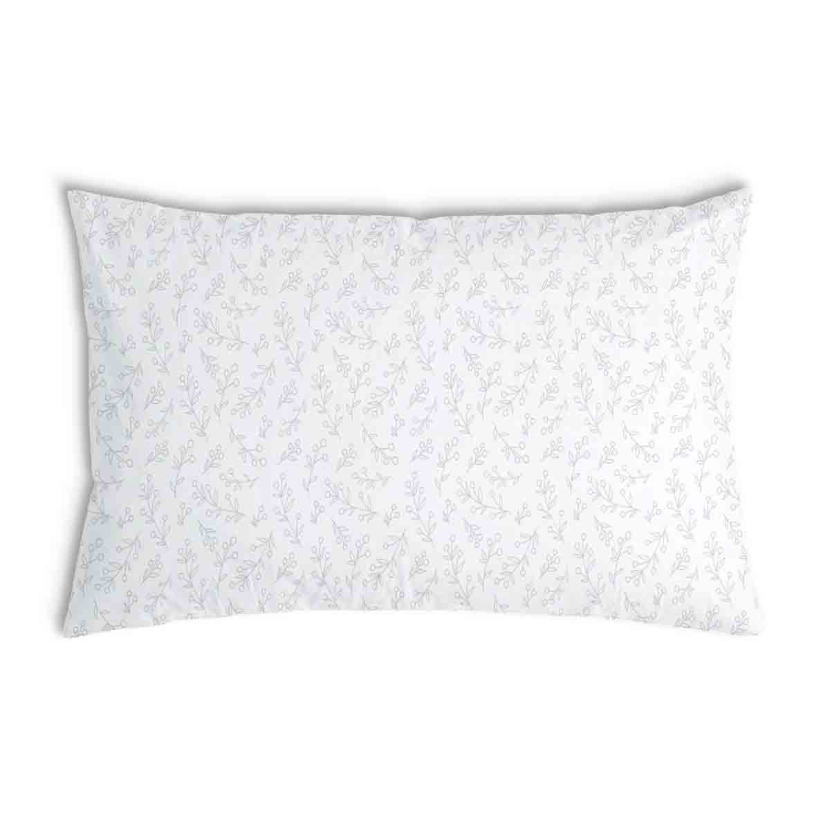 Cuscino sanitario bianco con delicati rami