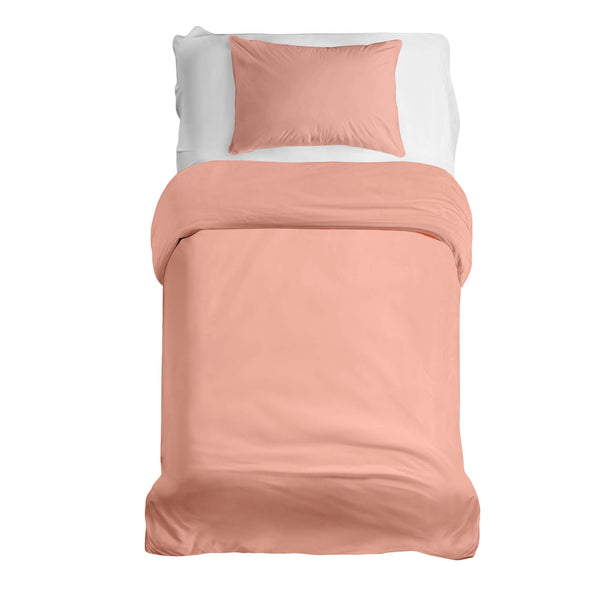 Set di biancheria da letto Basic con coperta terapeutica Albicocca