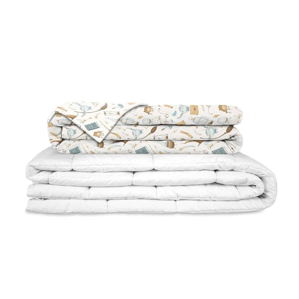Coperta terapeutica originale - Coperta ponderata Magiche cose con rivestimento in cotone per bambini e adulti