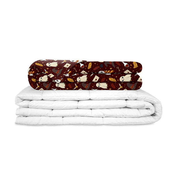 Coperta terapeutica originale - Magia Hedwig Coperta ponderata con rivestimento in cotone per bambini e adulti